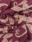 Georgete Bordado Latiffa