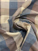 Linho Misto Estampado Xadrez