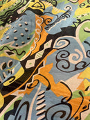 Georgete Estampado Seda Pura