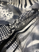 Musseline Devorê Seda Pura