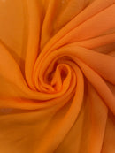 Chiffon de Seda Laranja - Vários tons