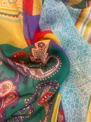 Georgete Estampado Seda Pura