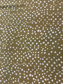 Crepe de Chine Estampado Poá