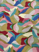 Linho Misto Estampado Abstrato