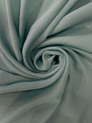 Chiffon de Seda Azul - Vários tons