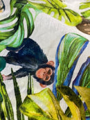 Algodão com Seda Estampado Selva