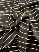 Georgete Estampado Seda Pura Listrado