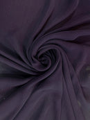 Chiffon de Seda Azul - Vários tons