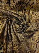 Jacquard Snake Print