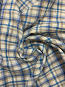 Linho Misto Estampado Xadrez