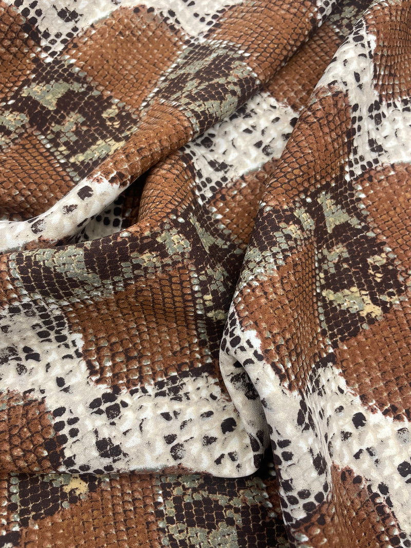 Crepe Georgete Estampado Snake