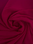 Crepe Georgete Toque De Seda Vermelho - Vários tons