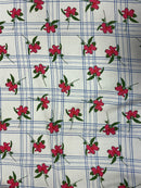 Linho Misto Estampado Caule