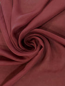 Chiffon de Seda Vermelho - Vários tons