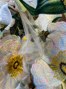 Renda Bordada Floral 3D