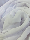 Crepe Georgete Toque De Seda Branco