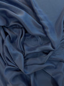 Cetim de Seda Azul Estonado - Vários tons