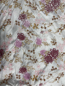 Tafetá Indiano Bordado