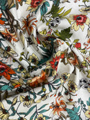 Linho Misto Estampado Flora