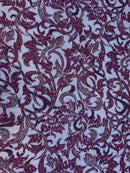 Tule Bordado HS 1612