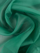 Organza de Seda Verde - Vários tons
