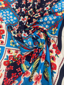 Georgete Estampado Lenço (1,30)