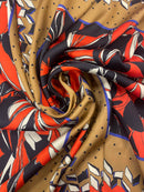 Viscose Acetinada Estampada Lenço (0,80m)