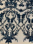 Tule Bordado HS 101-1