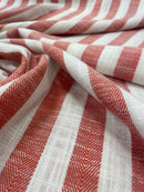 Linho Misto Estampado Listrado