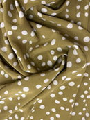 Crepe de Chine Estampado Poá