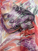 Chiffon de Seda Estampado