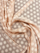 Crepe Georgete Poá Devorê