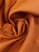 Linho Puro Laranja - Vários tons