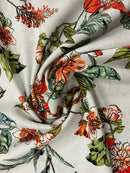 Linho Misto Estampado Jardim