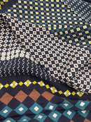 Crepe Estampado Lenço (1,40m)