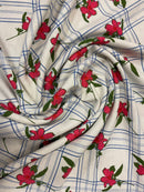 Linho Misto Estampado Caule