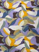 Linho Misto Estampado Abstrato