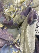 Georgete Estampado Seda Pura