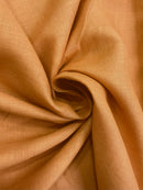 Linho Puro Laranja - Vários tons