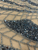 Tule Bordado HS 2930