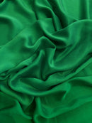 Cetim de Seda Verde Estonado