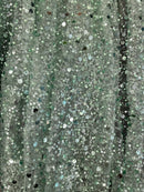 Tule Bordado Glamour Colorido