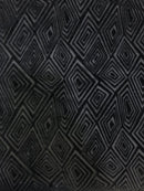 Veludo Devorê Preto