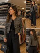 Lã Tweed Boho