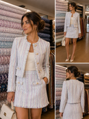 Lã Tweed Santa