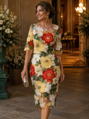 Renda Bordada Floral 3D