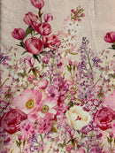 Linho Puro Estampado Cintia