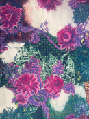 Georgete Estampado Seda Pura