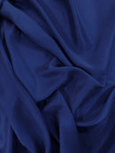 Cetim de Seda Azul Estonado - Vários tons