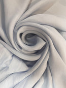 Crepe Georgete de Viscose - Vários tons